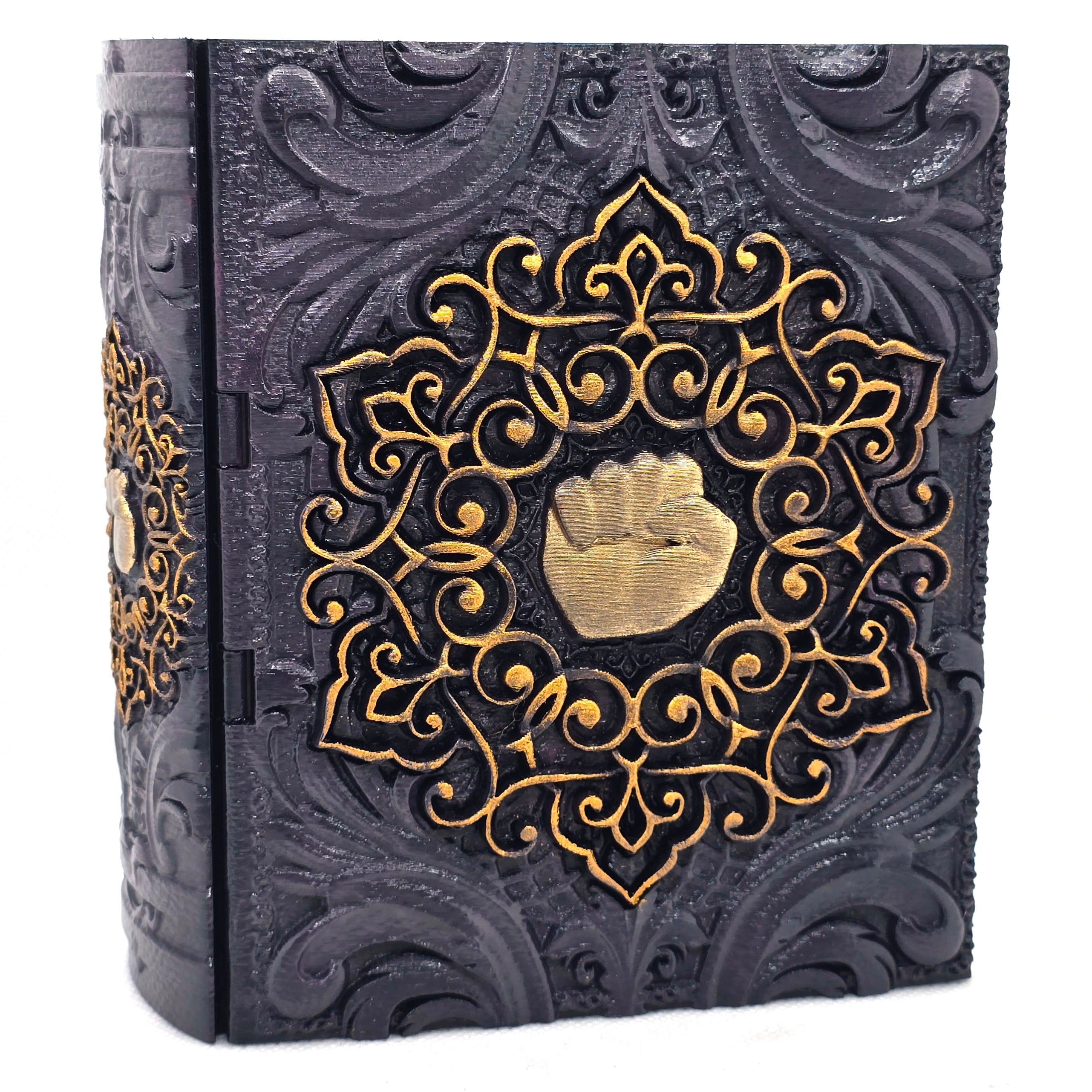 Reforged Monk Tome - Hand Painted Dice Tower / Storage