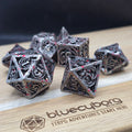 Bloodied Dragon - Hollow - Metal Dice Set