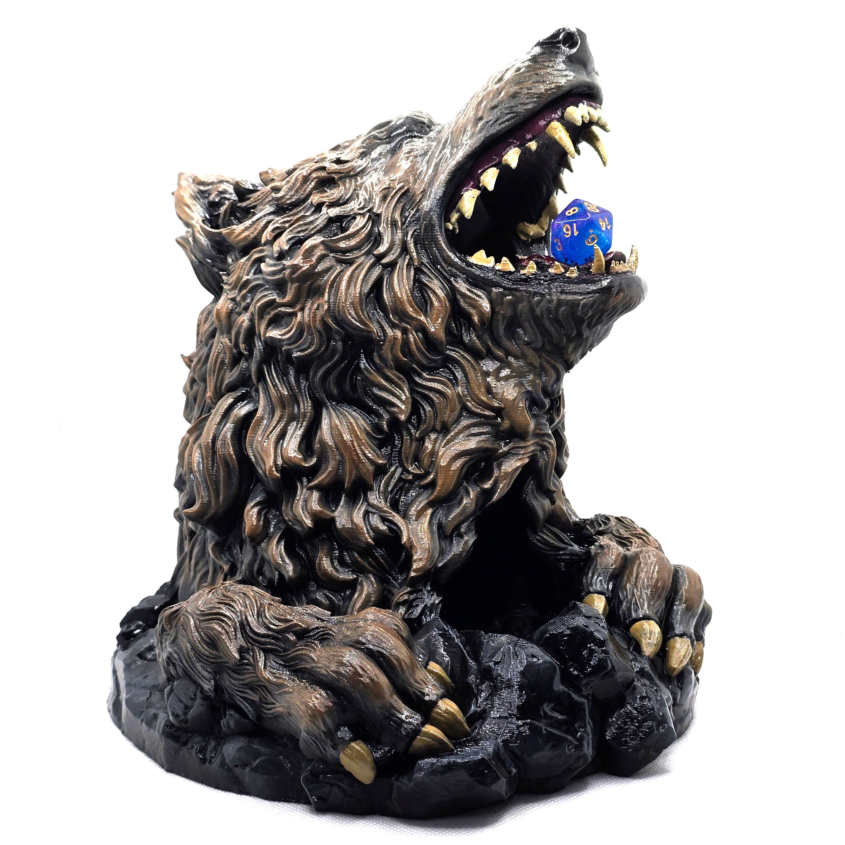 Wolf Bite - Hand Painted Dice Tower