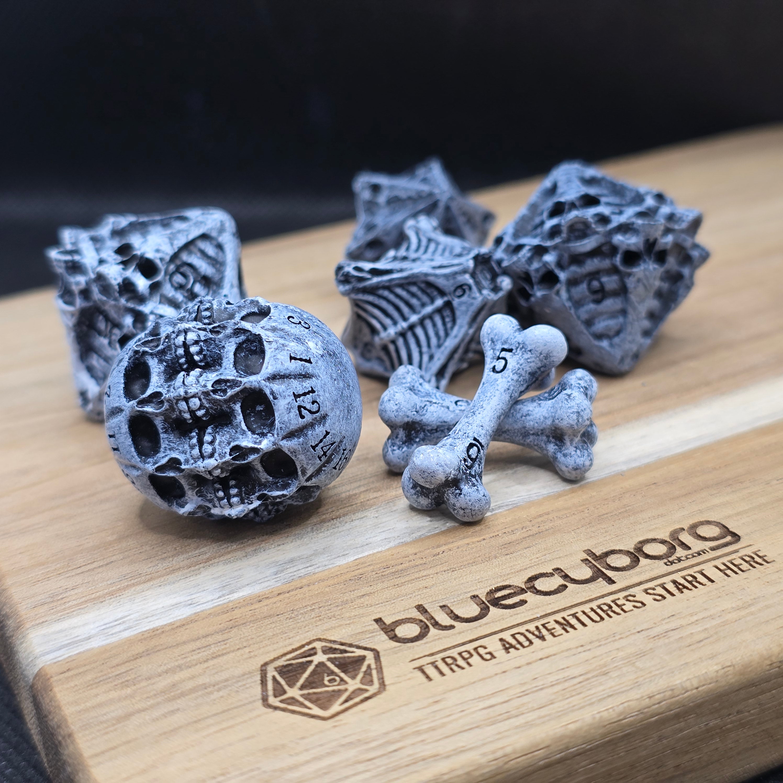 Skull And Bone - Horror Themed - Dice Set