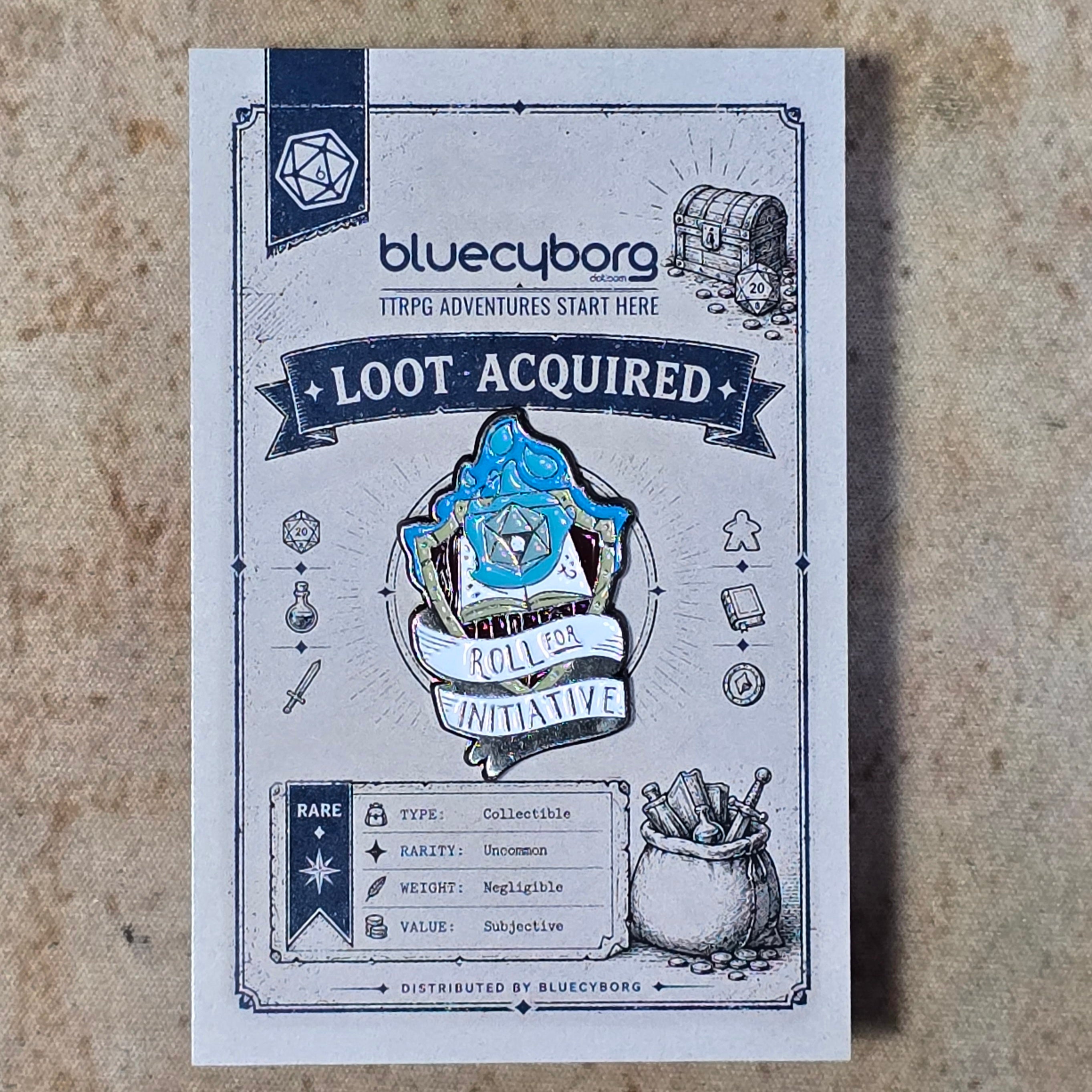 Roll For Initiative Enamel Pin Badge