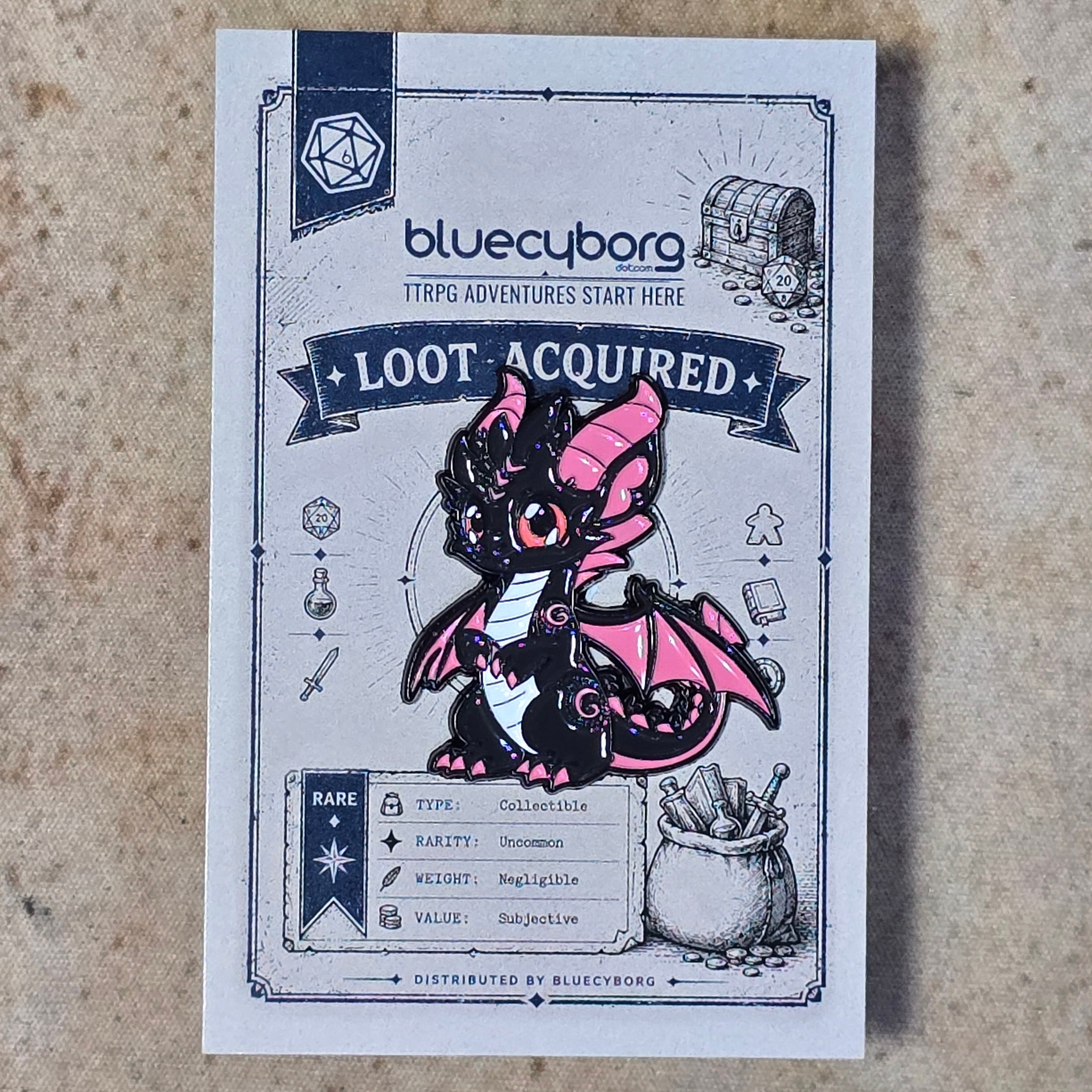 Dragon Enamel Pin Badge – Spindleflame