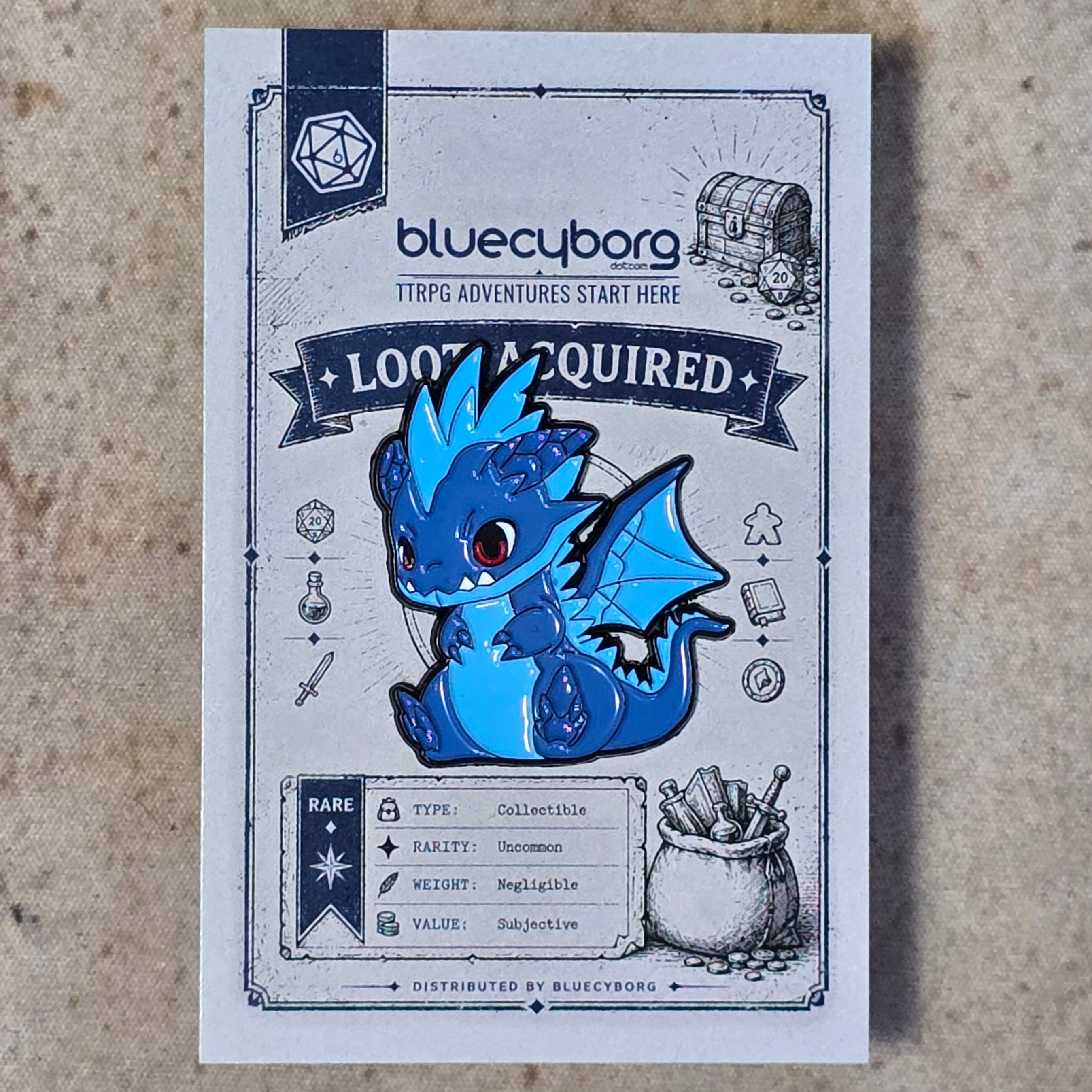 Dragon Enamel Pin Badge – Flickspine