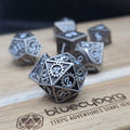 Clockwork Relic - Antique Silver - Metal Dice Set