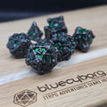 Starforge - Green - Metal Dice Set