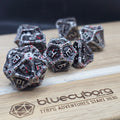 Reactor Breach - Sci-Fi Themed - Metal Dice Set
