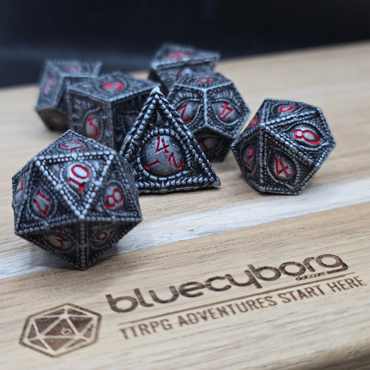 Bloodwatch - Dragon Eye Metal Dice Set