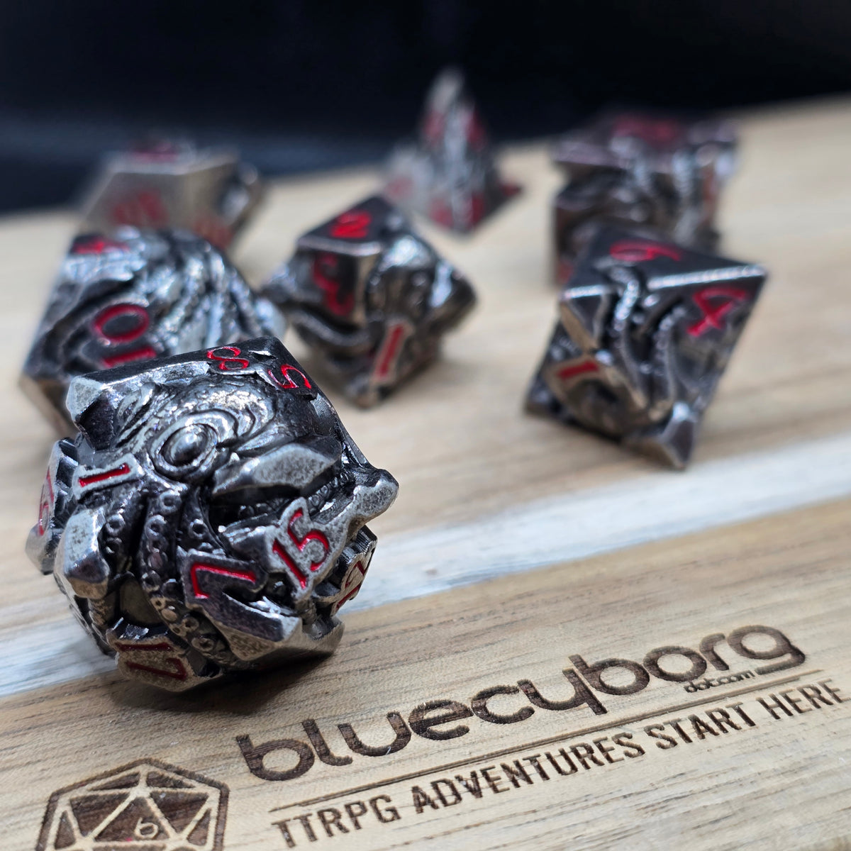 Dreadtide Kraken - Metal Dice Set