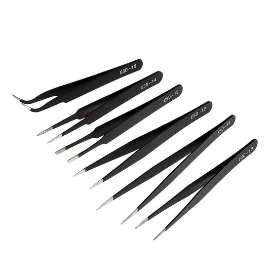 6 Pack Tweezers for Miniatures