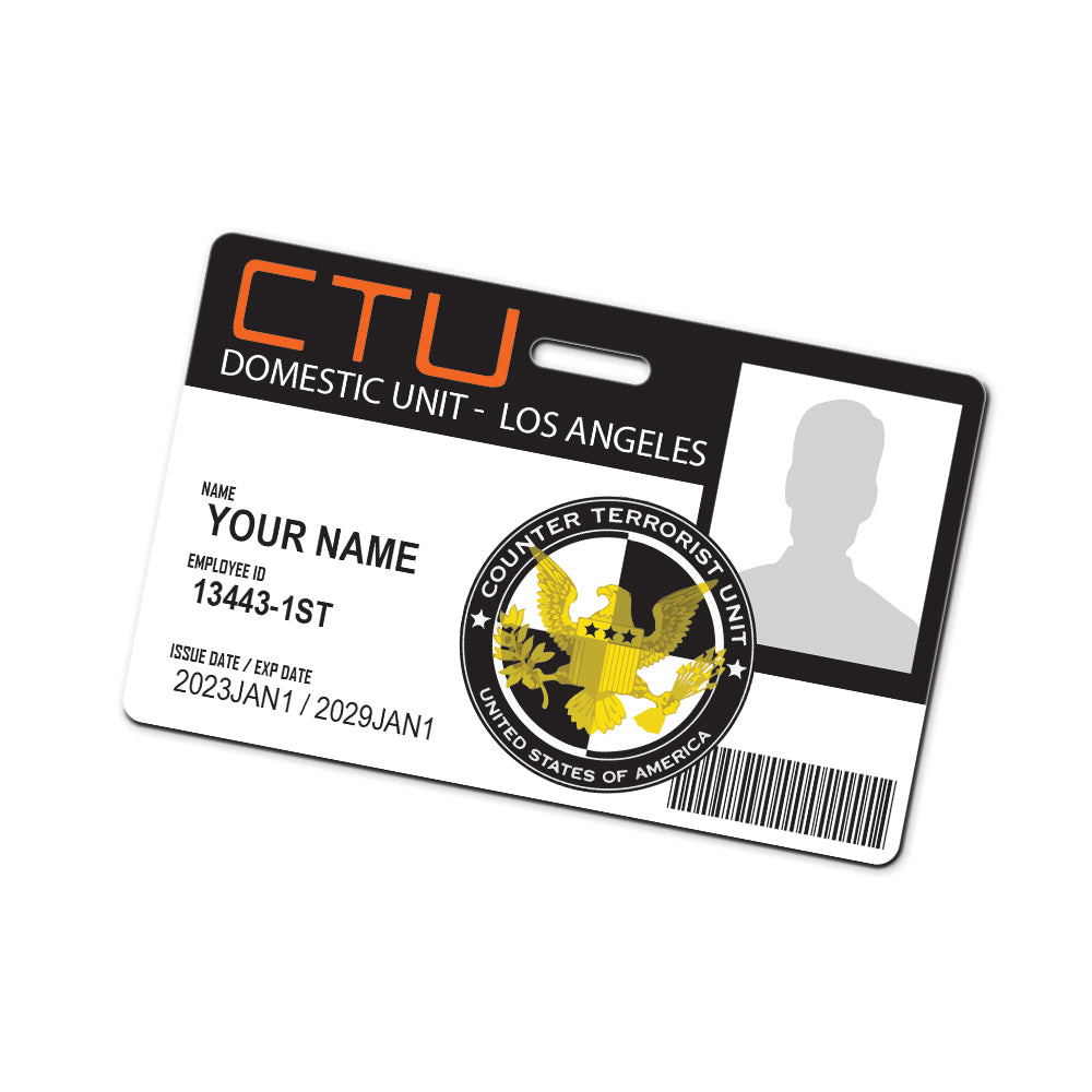 CTU - 24 Inspired Personalised Cosplay ID