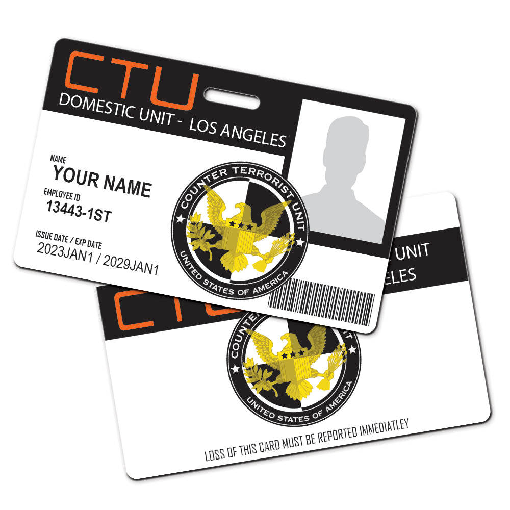 CTU - 24 Inspired Personalised Cosplay ID