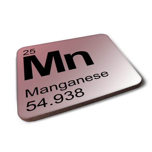 Manganese (Mn) - Periodic Table Element Coaster