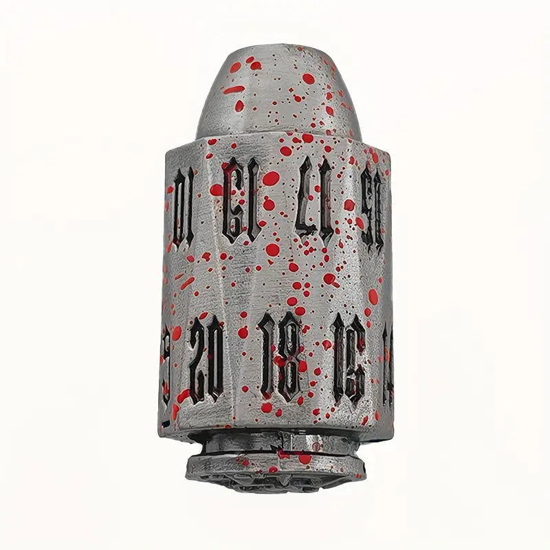 Metal D20 Dice - Bullet