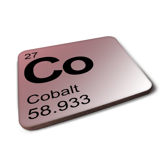 Cobalt (Co) - Periodic Table Element Coaster
