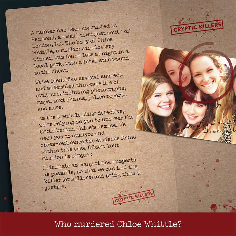 Murder of a Millionaire - Cryptic Killers - Unsolved Murder Mystery Case File Game