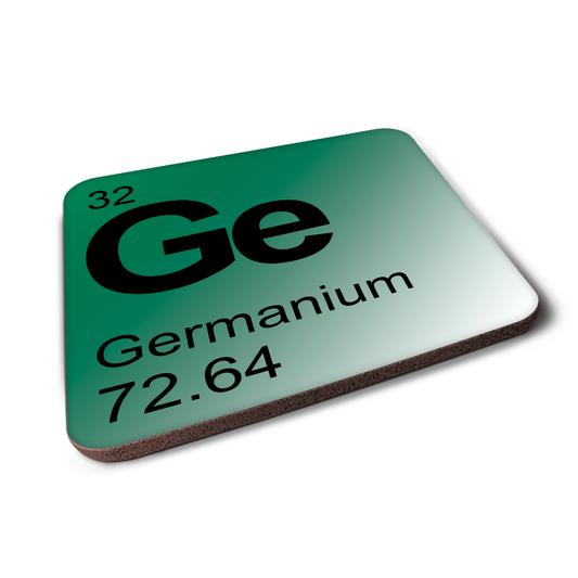 Germanium (Ge) - Periodic Table Element Coaster