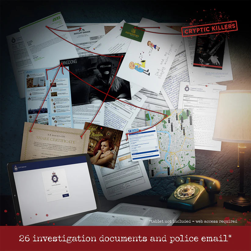 Murder of a Musician - Cryptic Killers - Unsolved Murder Mystery Case File Game