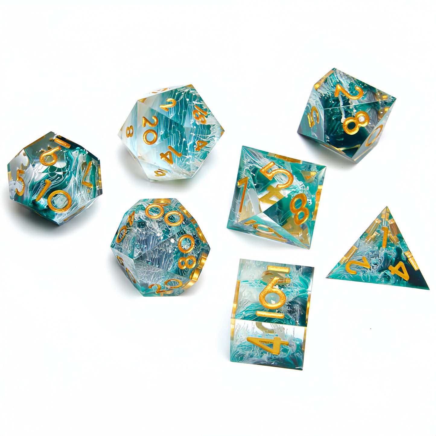 Petri Forest - Resin Dice Set