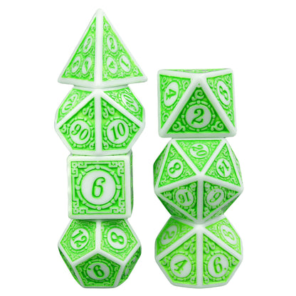 Arcane Orbits Dice Set - Green