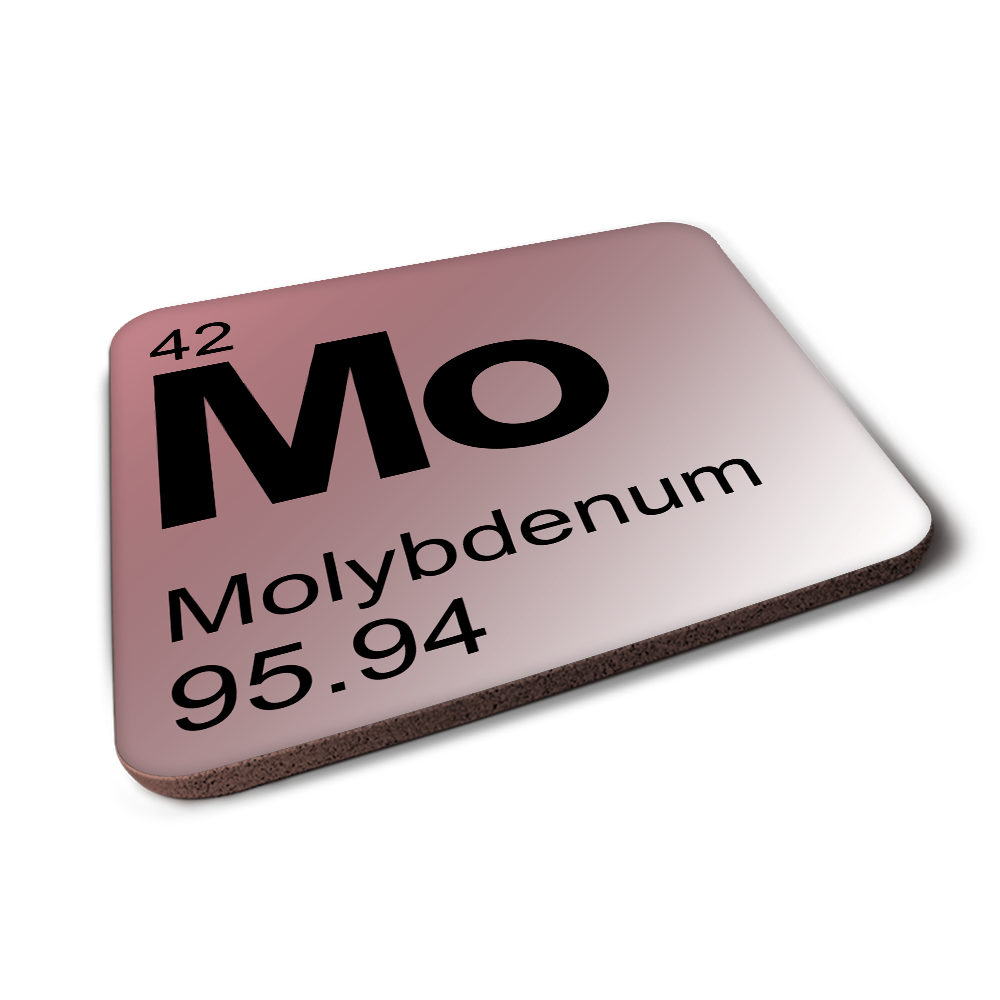 Molybdenum (Mo) - Periodic Table Element Coaster