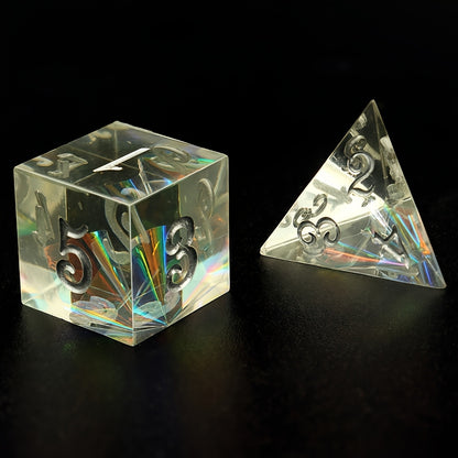 Crystal Illusion - Resin Dice Set