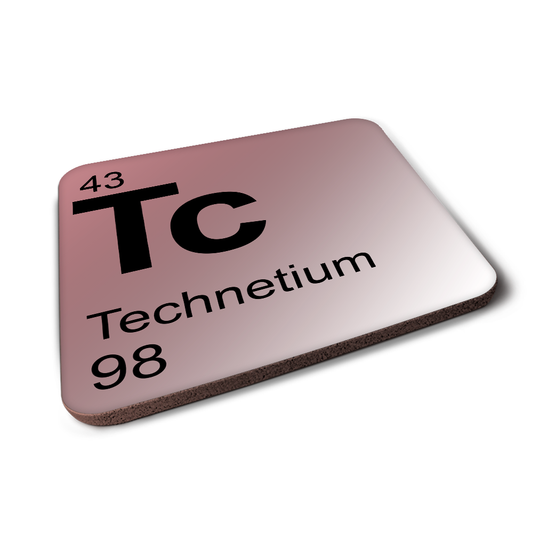 Technetium (Tc) - Periodic Table Element Coaster