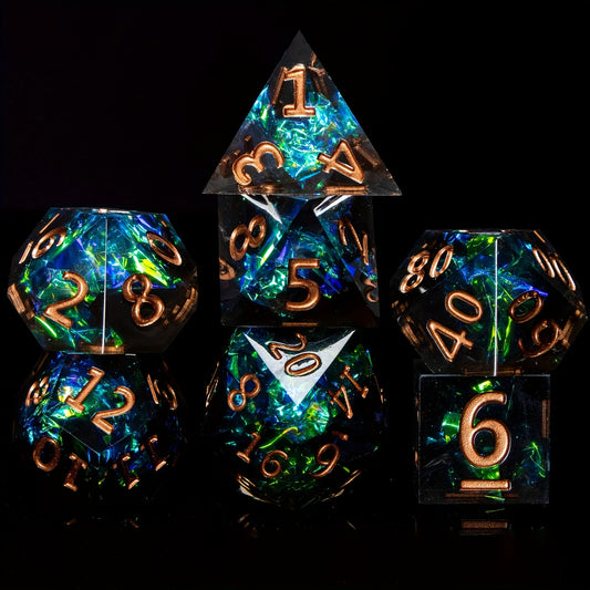 Midnight Nebula - Resin Dice Set