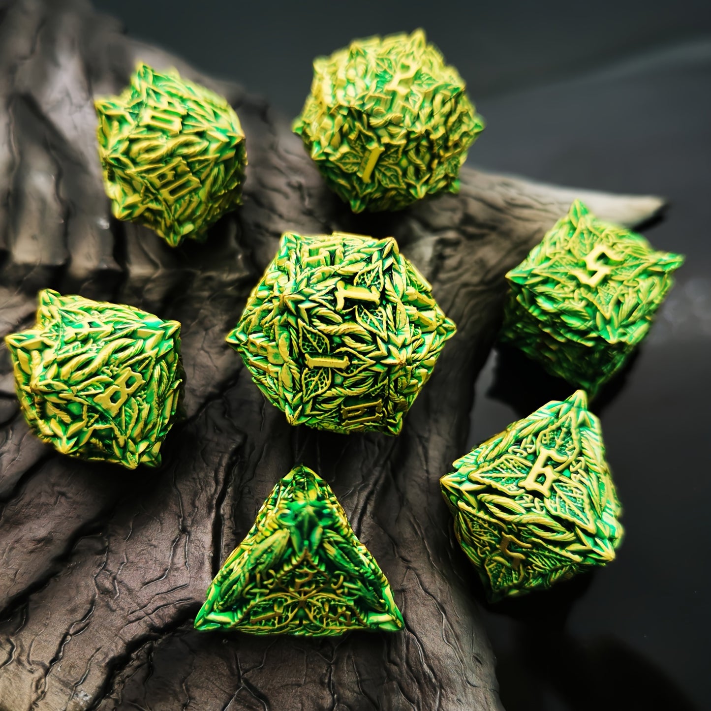 Metal Dice Set - Sylvan Fortune