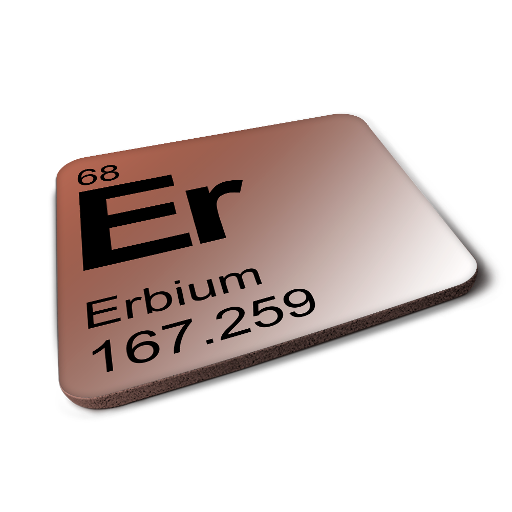 Erbium (Er) - Periodic Table Element Coaster