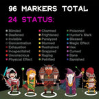 Acrylic Condition Rings for D&D