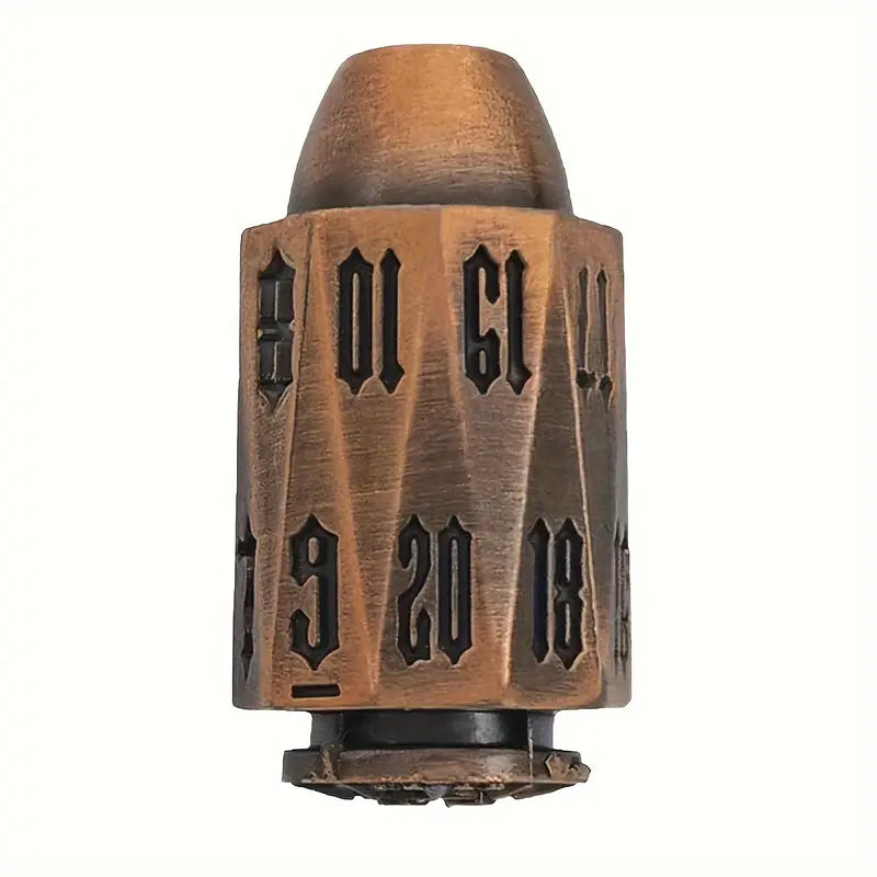 Metal D20 Dice - Bullet