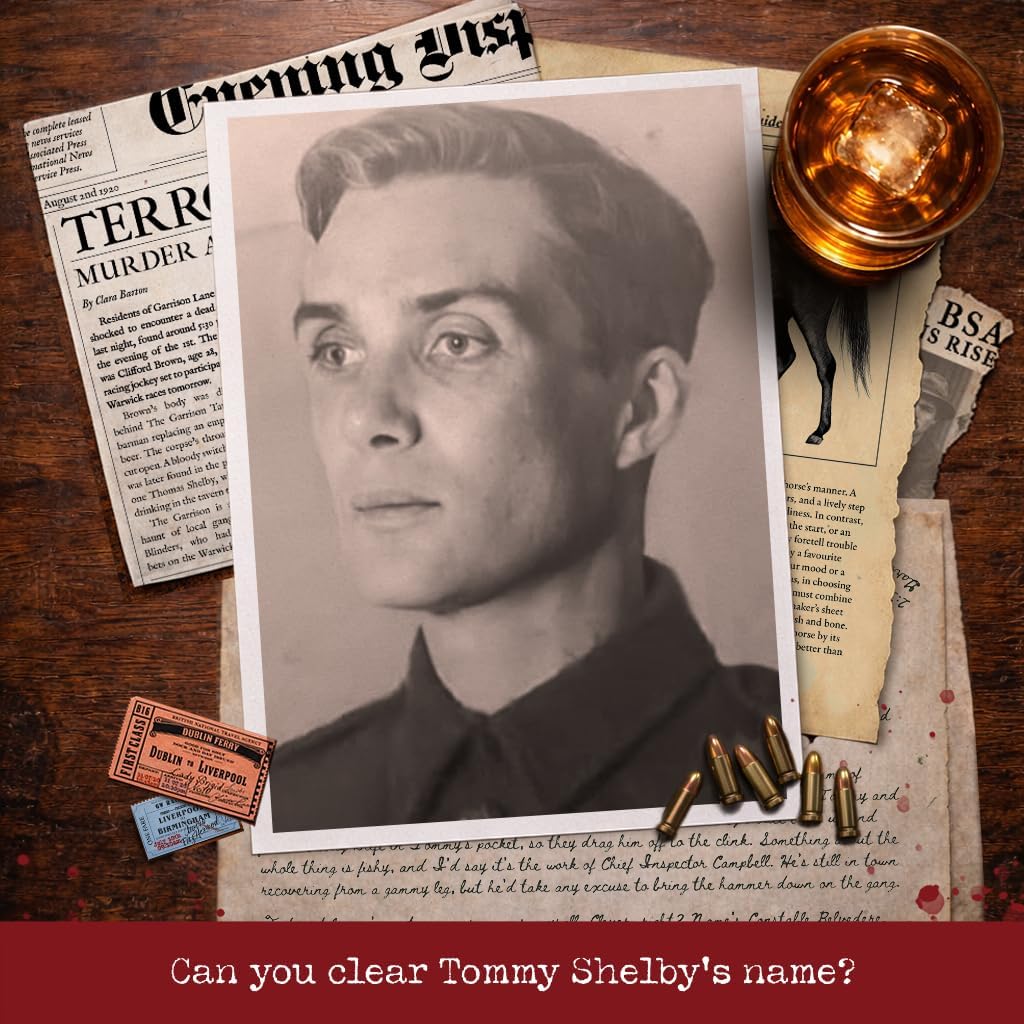 Peaky Blinders - Cryptic Killers - Unsolved Murder Mystery Case File Game