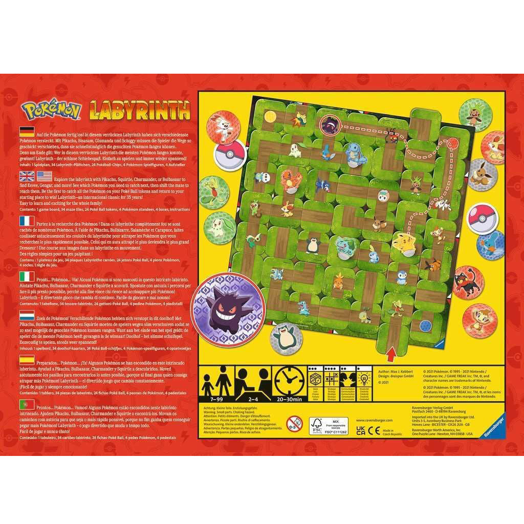 Pokémon Labyrinth - Board Game