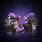 Cozy Mind Flayer Tea Time with Intellect Devourers Oversized Miniature