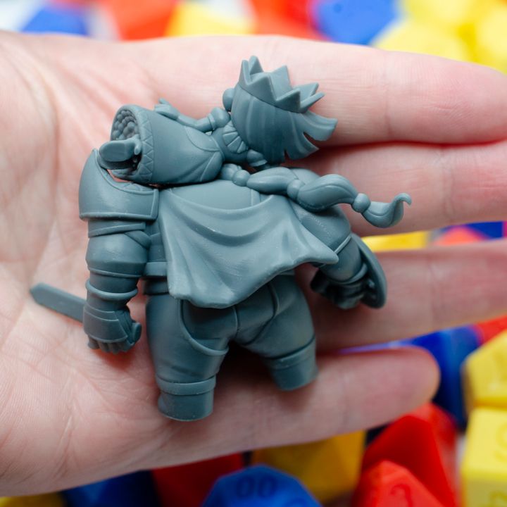 Tiny Princess & Knight Oversized Miniature