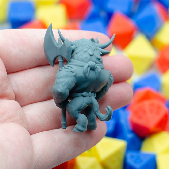 Highland Minotaur Oversized Miniature