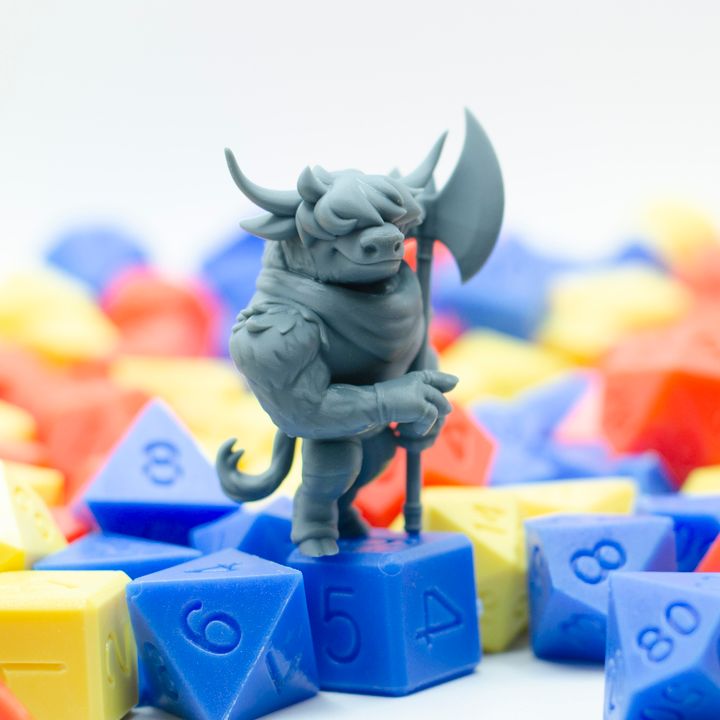 Highland Minotaur Oversized Miniature