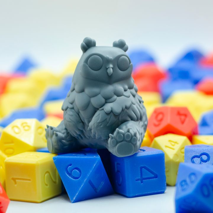 Cute BabyOwlbear Oversized Miniature