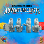 Peanut Cats - Marching Band - Whimsical Feline Miniatures