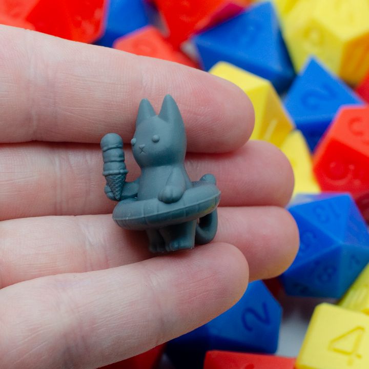 Peanut Cats Tropical! - Whimsical Feline Miniatures