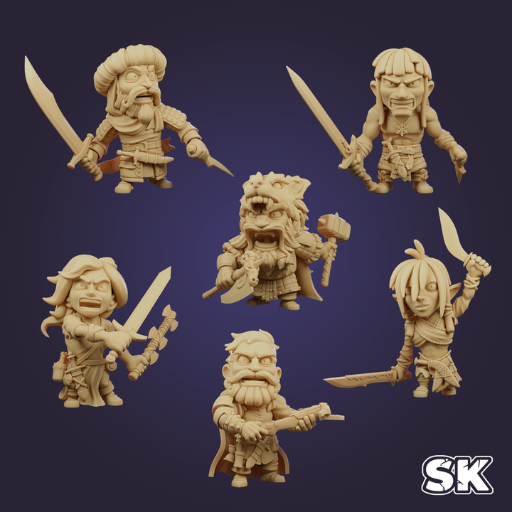 Stone King's Zombi Killers Vol. II Oversized Miniatures