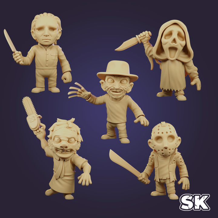 Stone King's Halloween Killers Oversized Miniatures
