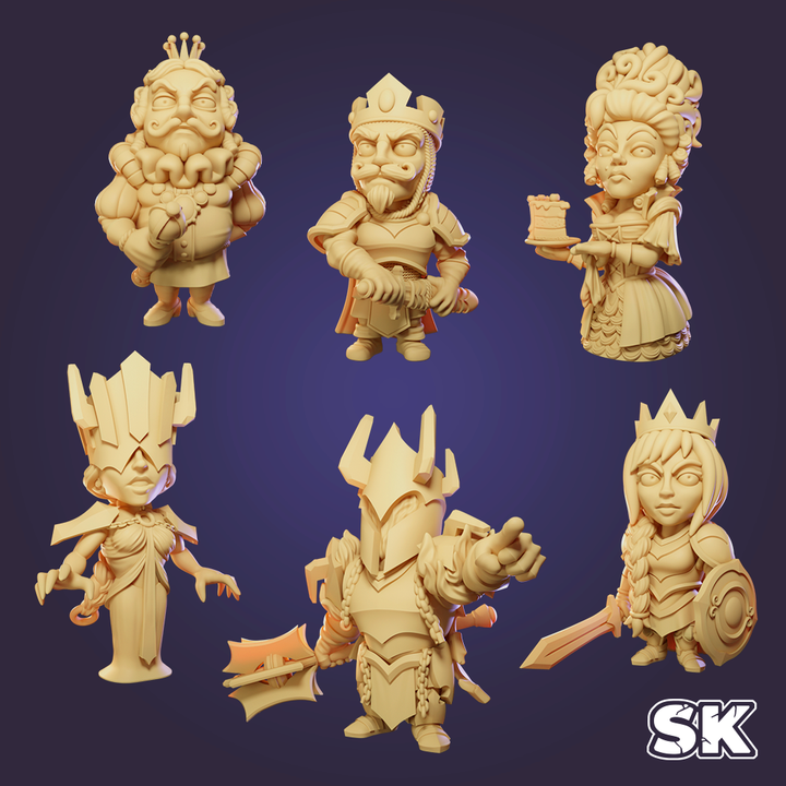 Stone King's Kings & Queens! Oversized Miniatures
