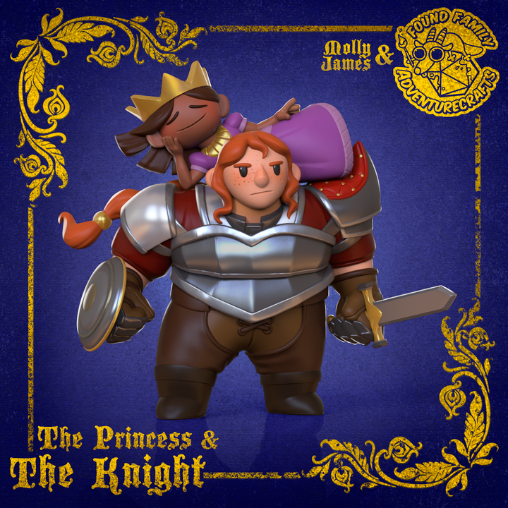 Tiny Princess & Knight Oversized Miniature