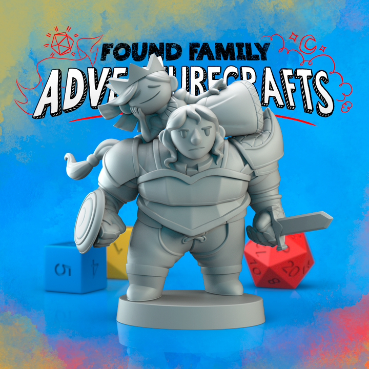Tiny Princess & Knight Oversized Miniature
