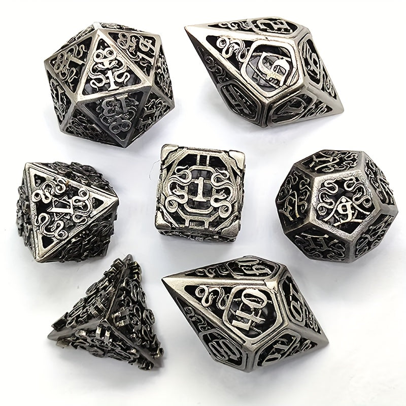 Metal Dice Set - Hollow Serpent