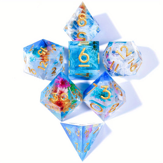 Enchanting Oasis - Resin Dice Set