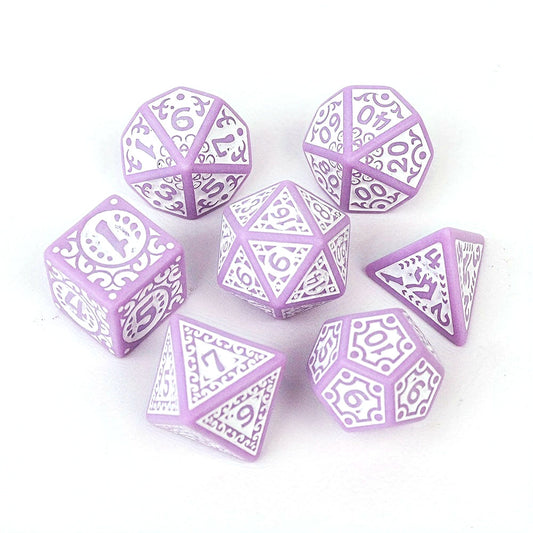 Mystic Runes Dice Set - Baby Pink