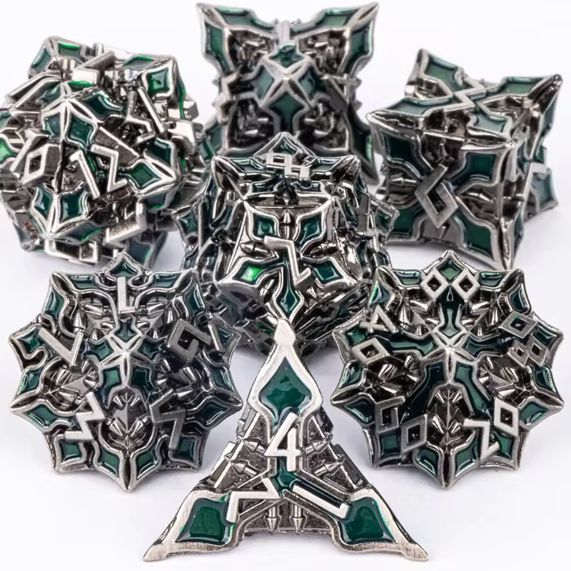 Metal Dice Set - Norse Gods - Loki