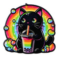 Bubble Tea Kittie Enamel Pin Badge